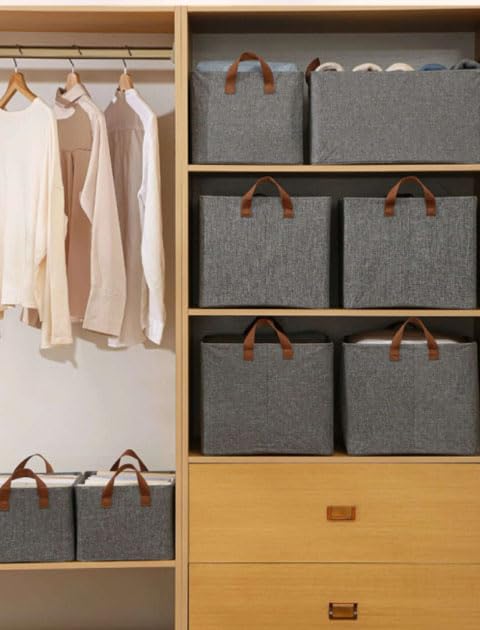 Foldable Cloth Storage Organizer With Handles