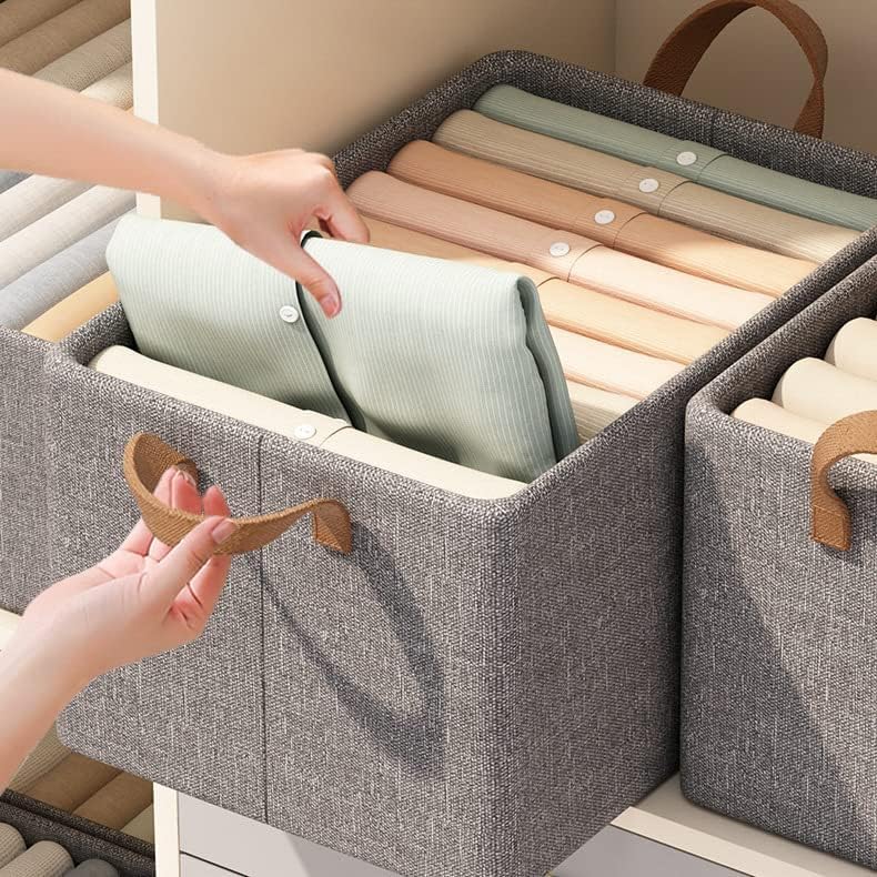 Foldable Cloth Storage Organizer With Handles