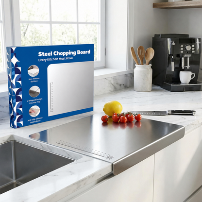 Claviya Stainless Steel Kitchen Chopping Board