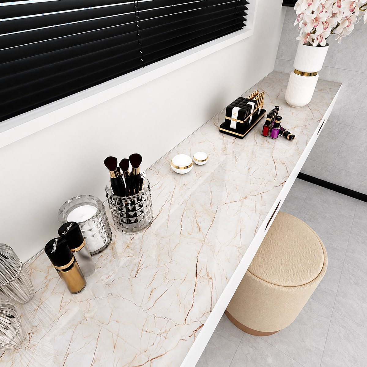 Self Adhesive Waterproof Wallpaper Sticker (6.5ft × 2ft)