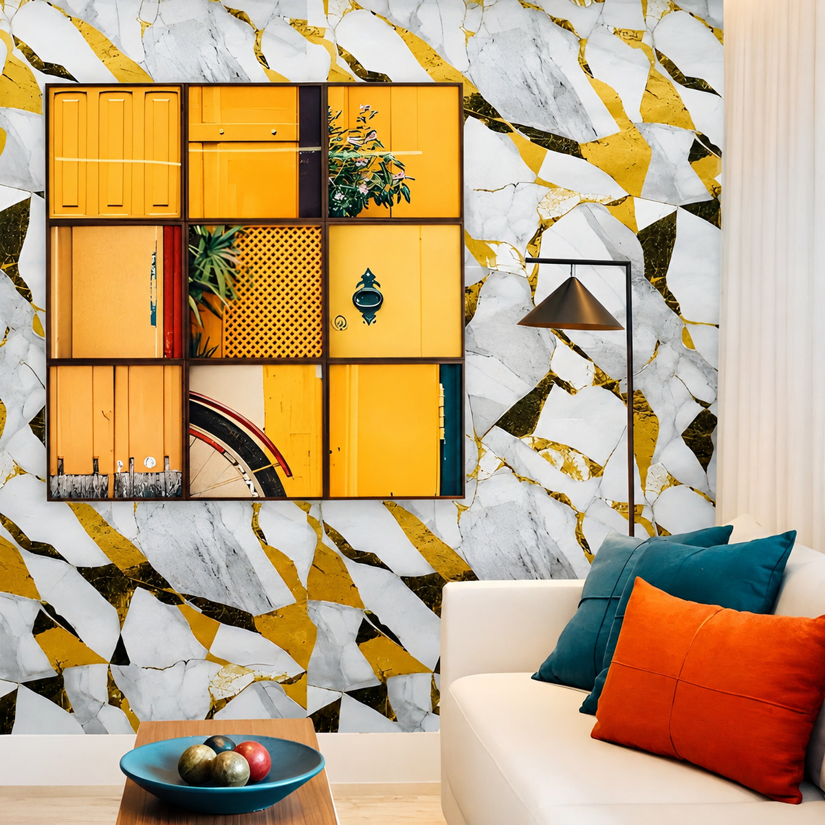 Self Adhesive Waterproof Wallpaper Sticker (6.5ft × 2ft)