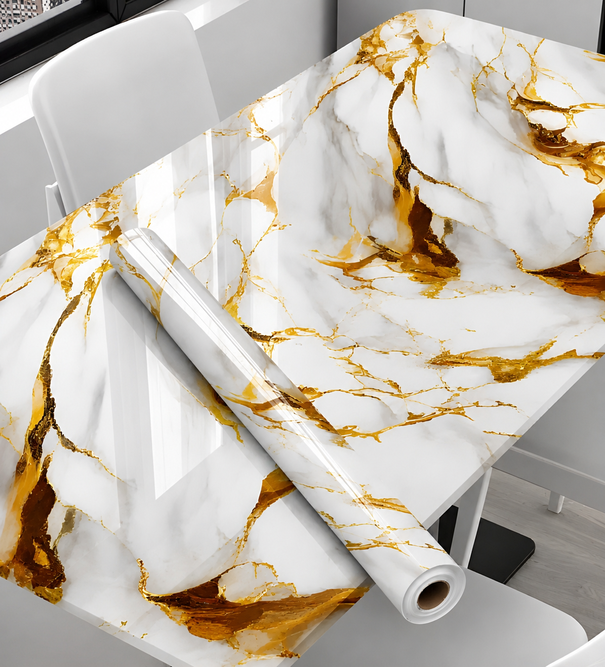 Self Adhesive Waterproof Wallpaper Sticker Roll