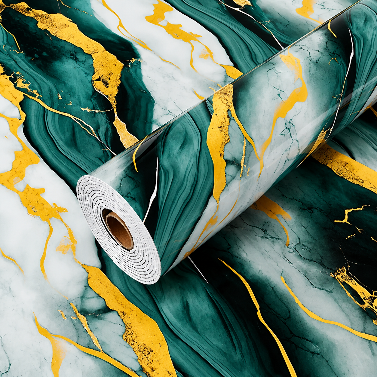 Self Adhesive Waterproof Wallpaper Sticker Roll