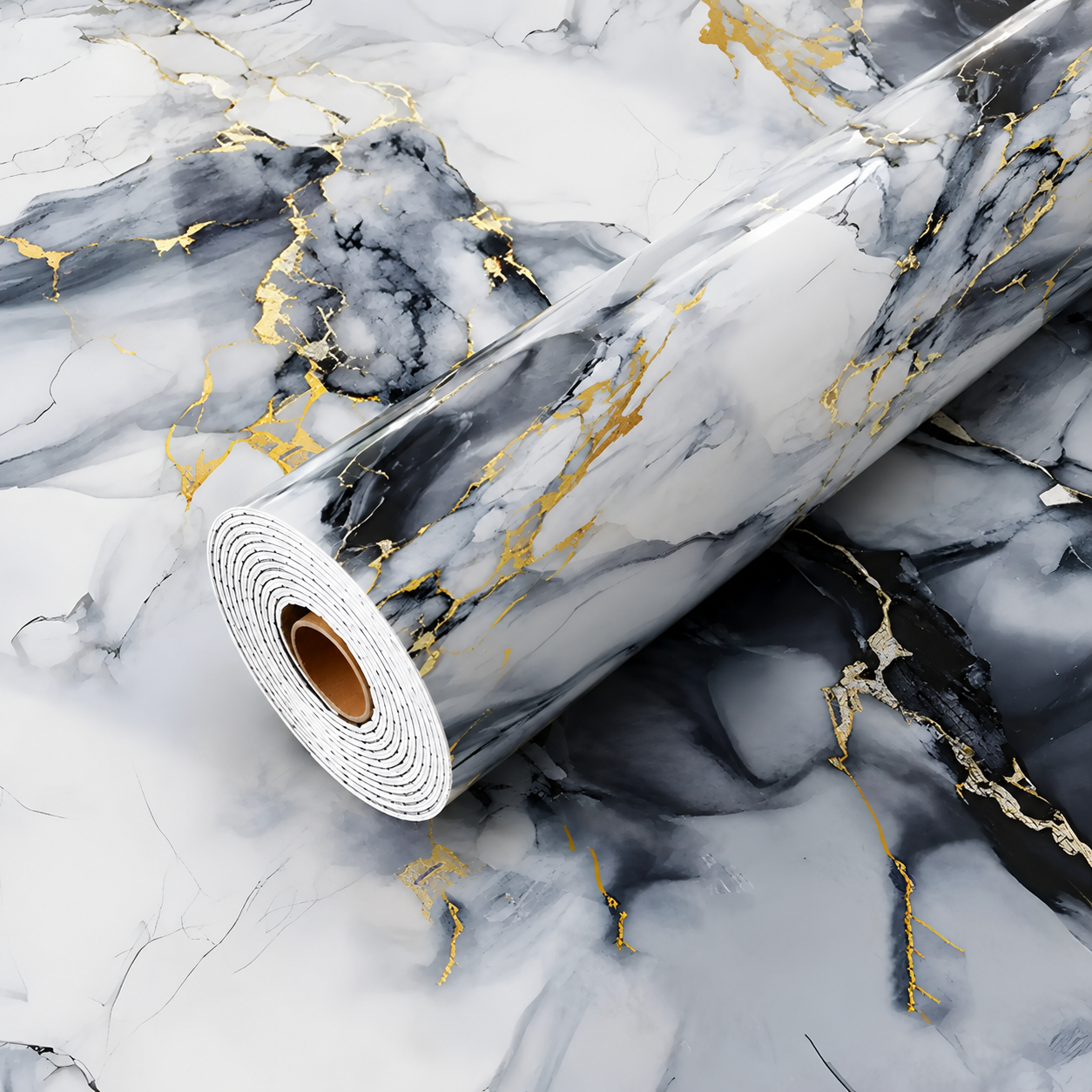 Self Adhesive Waterproof Wallpaper Sticker Roll