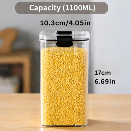 AIRTIGHT TRANSPARENT FOOD STORAGE CONTAINERS
